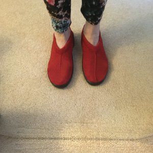 Women's Spring Step Tender Stretch Knit Slip-on Travel Shoes - red